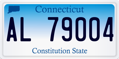 CT license plate AL79004