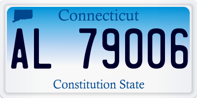 CT license plate AL79006