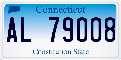 CT license plate AL79008