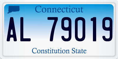 CT license plate AL79019