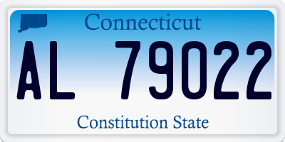 CT license plate AL79022