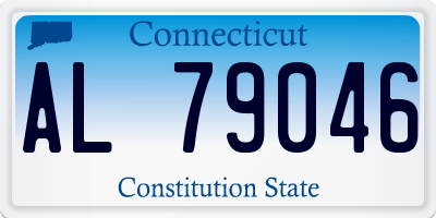 CT license plate AL79046