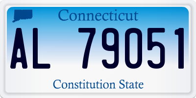 CT license plate AL79051