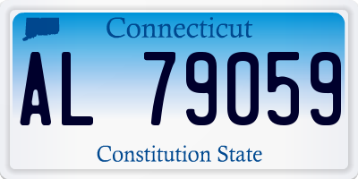 CT license plate AL79059