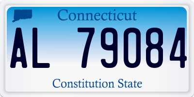 CT license plate AL79084