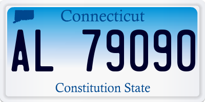 CT license plate AL79090