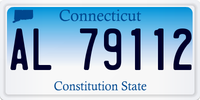 CT license plate AL79112