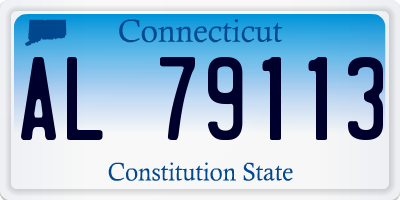 CT license plate AL79113