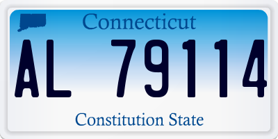 CT license plate AL79114