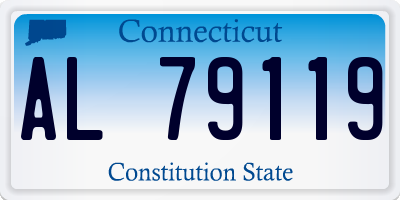 CT license plate AL79119