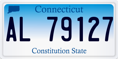 CT license plate AL79127