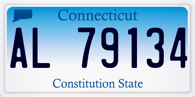 CT license plate AL79134