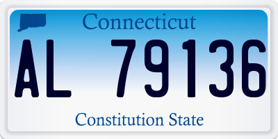 CT license plate AL79136