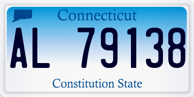 CT license plate AL79138