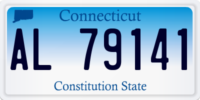 CT license plate AL79141
