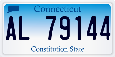 CT license plate AL79144