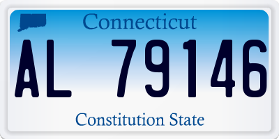 CT license plate AL79146