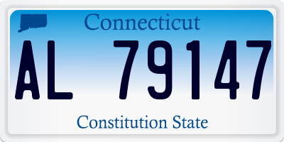 CT license plate AL79147