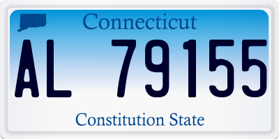 CT license plate AL79155