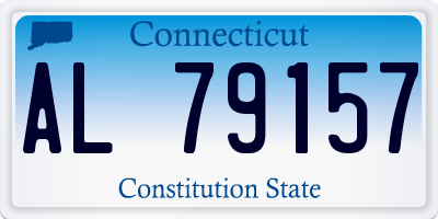 CT license plate AL79157