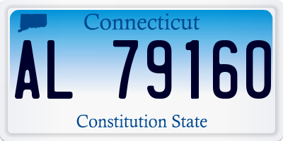 CT license plate AL79160