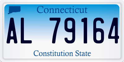 CT license plate AL79164
