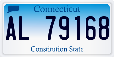 CT license plate AL79168