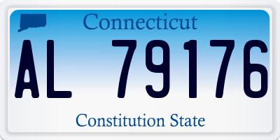 CT license plate AL79176