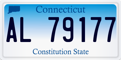 CT license plate AL79177