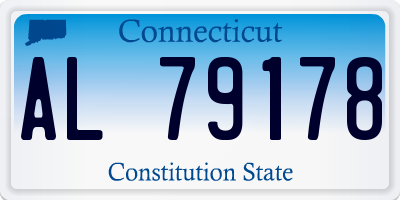 CT license plate AL79178