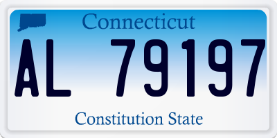 CT license plate AL79197