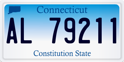 CT license plate AL79211