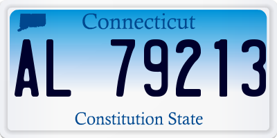 CT license plate AL79213