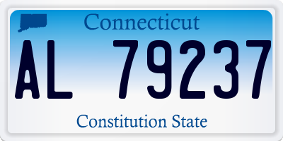CT license plate AL79237
