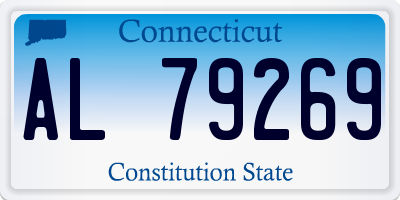 CT license plate AL79269