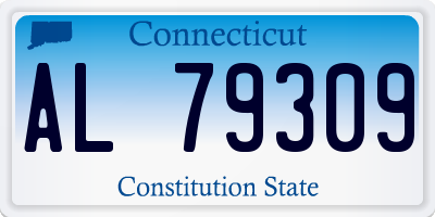 CT license plate AL79309