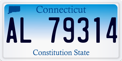 CT license plate AL79314