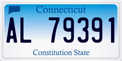 CT license plate AL79391