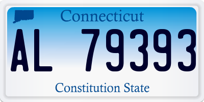 CT license plate AL79393