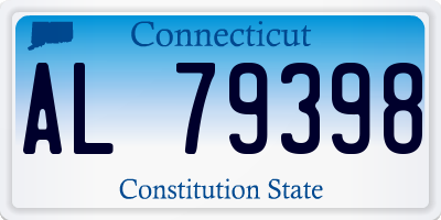 CT license plate AL79398