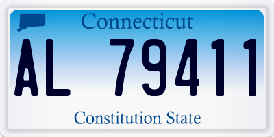 CT license plate AL79411