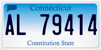CT license plate AL79414
