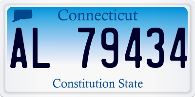CT license plate AL79434