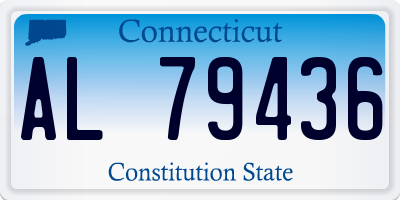 CT license plate AL79436