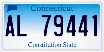 CT license plate AL79441