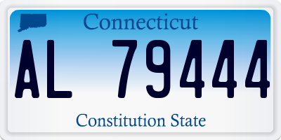 CT license plate AL79444