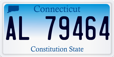 CT license plate AL79464
