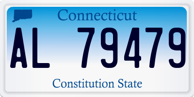 CT license plate AL79479