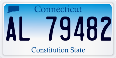 CT license plate AL79482