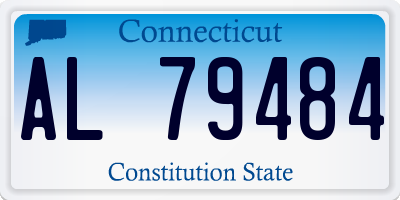 CT license plate AL79484
